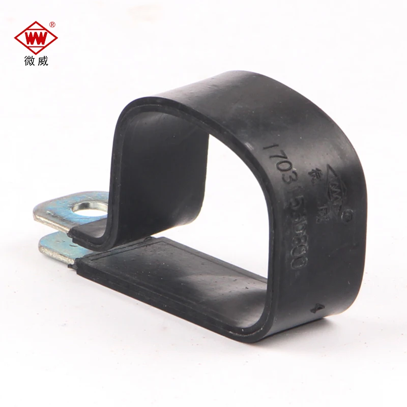 Heavy Duty Pipe Clamp With Rubber Reinforced Rib Professional Hanging HOSE CLAMP metal pipe clamp