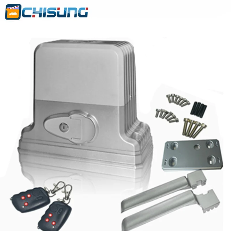 New Ac Motor 220V/110V Remote Sliding Gate Opener Sliding Gate Operators For 1800 Kg Outdoor Garden Sliding Gate Motor