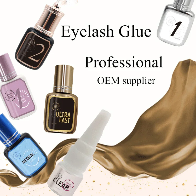 Professinal Sensitive Fast Dry Time High Temperature And Low Humidity Black Clear Eyelash Extensions Glue