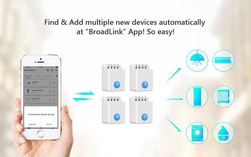 Broadlink WiFi Control Box MCB1 For Smart Home Basic DIY Timer APP Remote Control Smart WiFi Switch