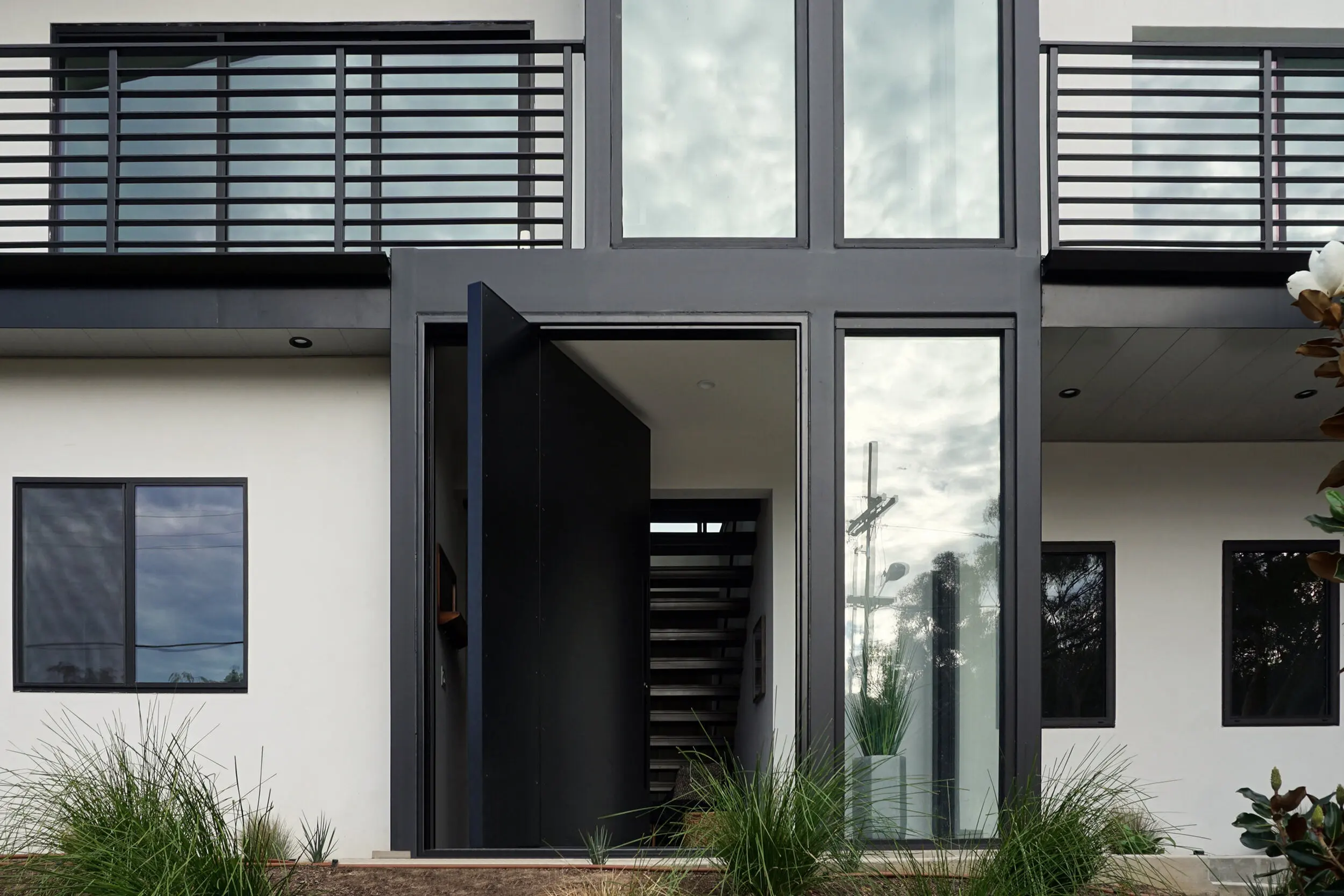 Modern custom High-Grade Fiber Glass Entry Door Exterior Security Stainless Steel Entrance Doors For Home