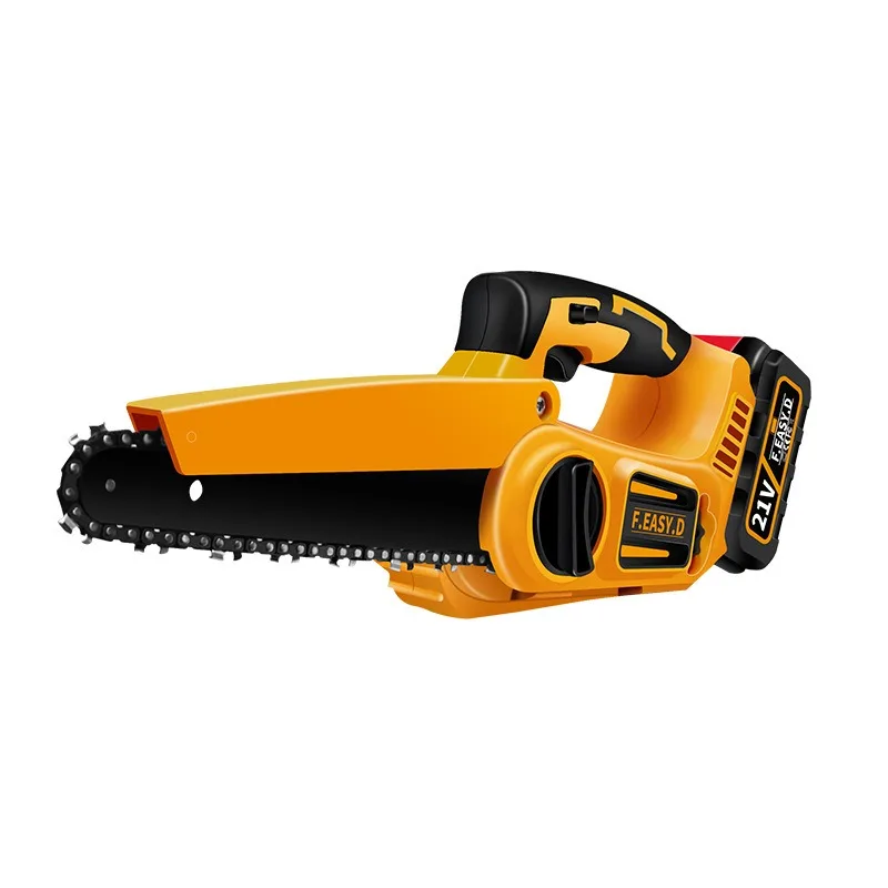 21V 8 Inch Brushless Portable Lithium  Wood Cutting Saws Rechargeable Cordless One-handed Chainsaw Electric Chain Saw