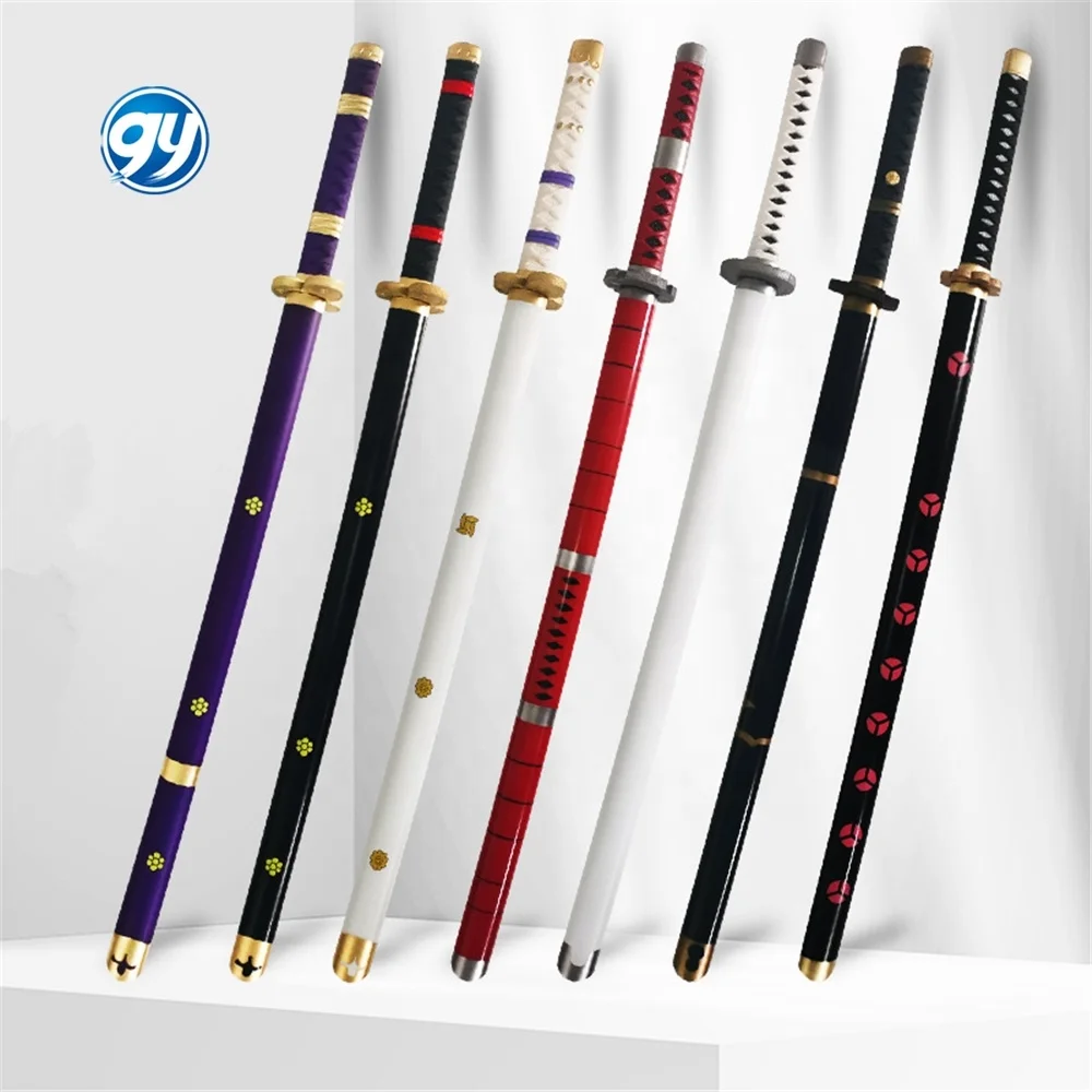 7 Styles 100CM PU Soft Zoro Toys Qiu Shui Kozuki Oden Wado Ichimonji Props Sword anime katana