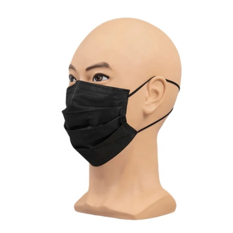 Hospital Medical Facemasks 3 Ply Masker Face Maskss Disposable Blue Surgical Masks