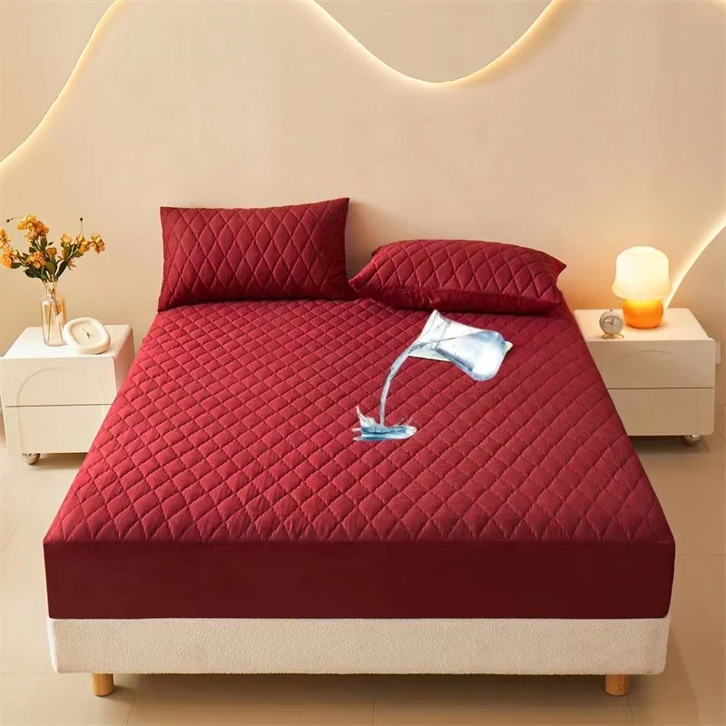 Jize Soft Terry Mattress Waterproof Protector Bed Bug Mattress Cover Washing Machine Quality OPP Bag Fabric Woven Microfiber 40