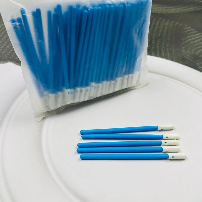 100 Counts Small Foam Cleaning swabs Electronics Optical Lenses Non-Sterile Swab