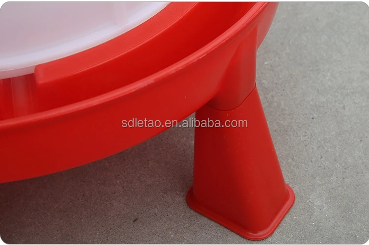 Letao supply  chicken water drinker automatic chicken feeders and drinkers plastic with legs