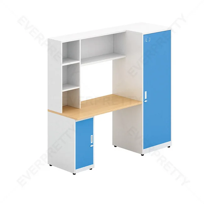 School Dormitory Furniture Student Adult Dormitory Iron Steel Metal Bunk Loft Bed Computer Table and Storage Wardrobe