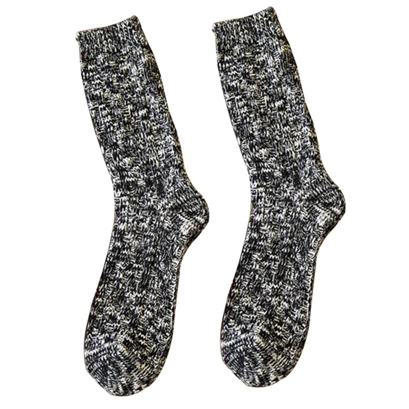 Зимние толстые носки длинные для мужчин и женщин высококачественные хлопковые