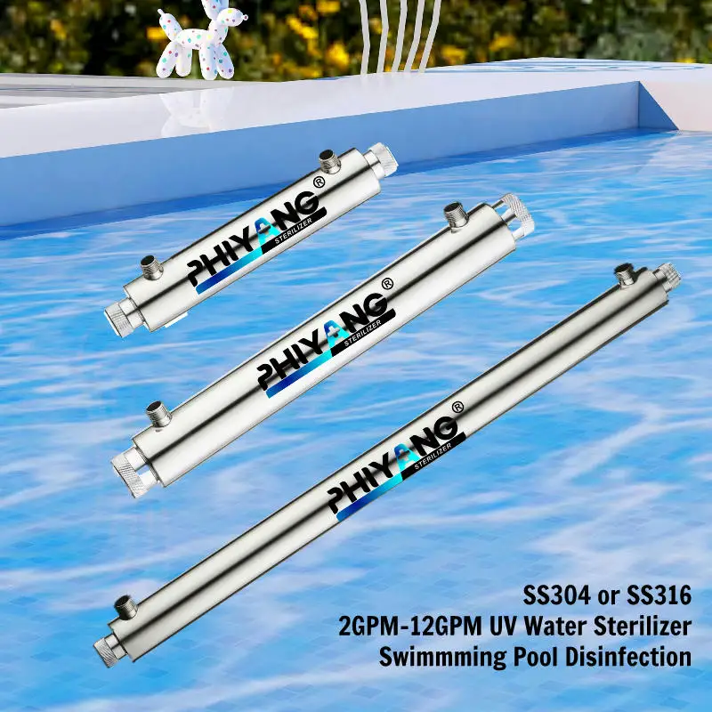 Hight Quality PHY-030 UV Sterilizer Water 30w UV Lamp 8gpm Professional UV Light For Water Treatment