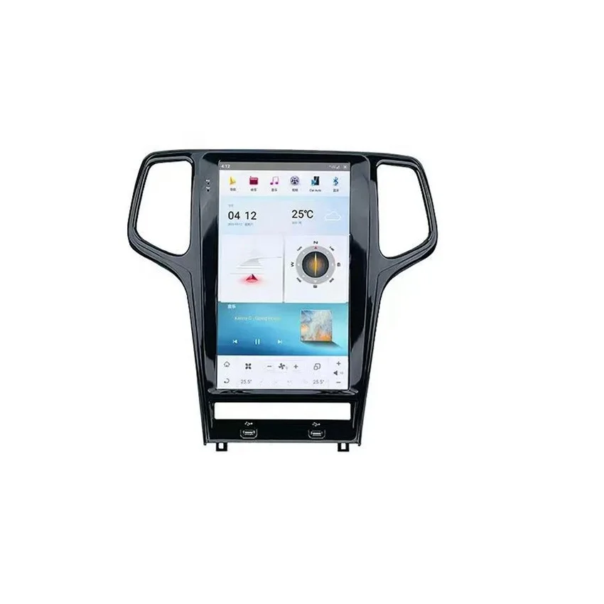 Система Android 11 13 6 дюймов навигация в стиле Тесла GPS авто радио мультимедийный автомобильный DVD-плеер для Jeep Grand Cherokee 2011-2013