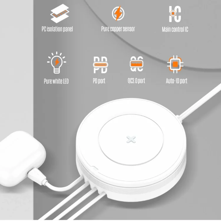 LDNIO New Arrival Factory price  Hot Sale Wholesale Portable  Charger AW003  32W  AW003 Desktop Charger