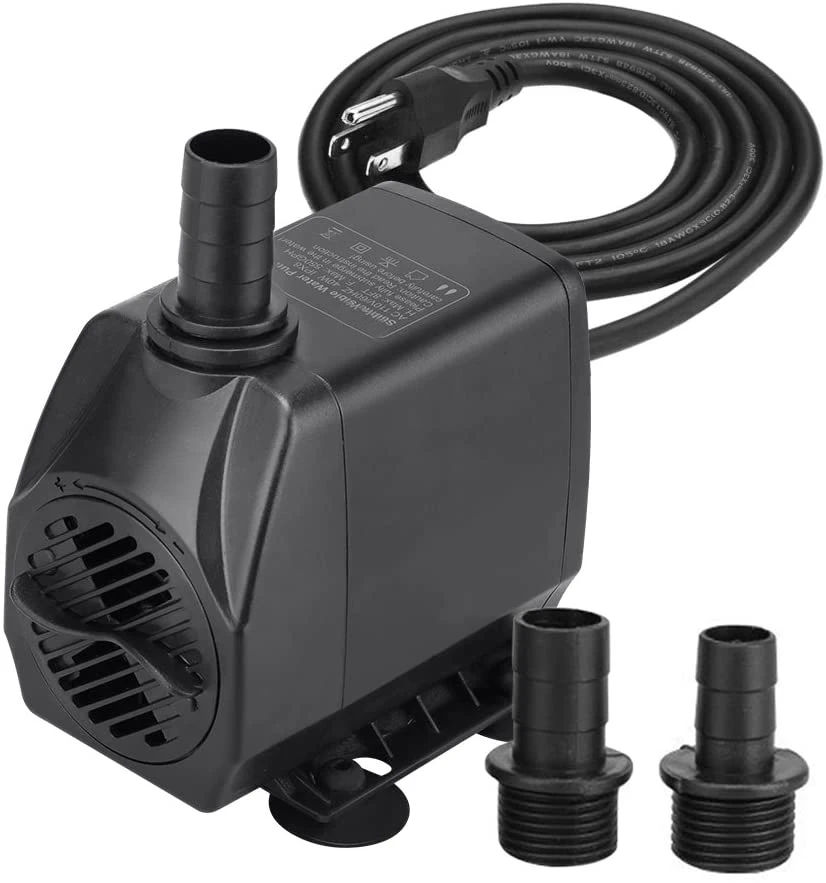 Electric Submersible Water Pump/Ultra Quiet For Pond, Aquarium, Fish Tank Fountain, Powerful Water Pump