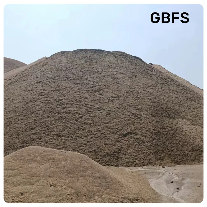 GBFS Slag For Cement Construction material  Granulated Blast Furnace Slag China factory