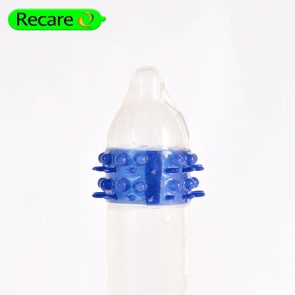  Com espiga pontilhado grande preservativos