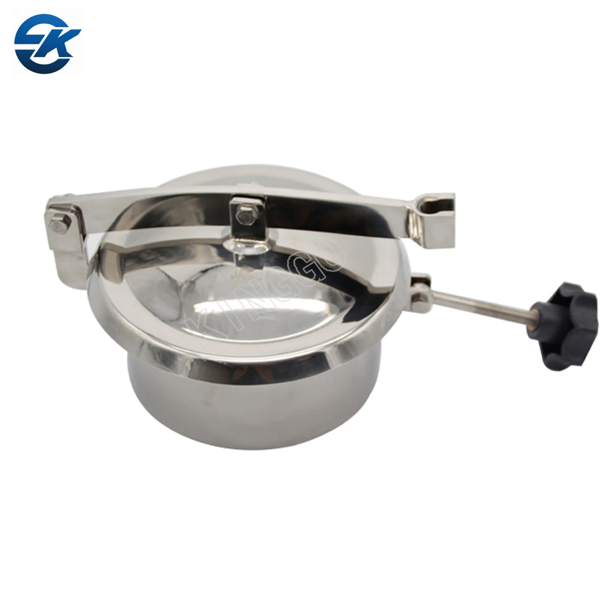 Food Grade Milk Oil Beer Non Pressure Stainless Steel 304 316L Manways Sanitary Round Tank Manhole Cover