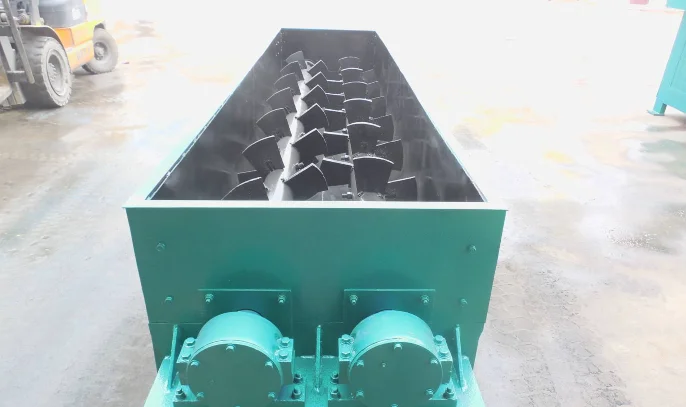 Двойной Вал смеситель для производства брикетов горячая продажи