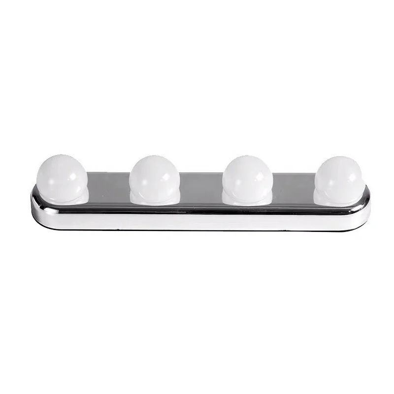 Портативный 4 LED косметическое зеркало лампочки косметический Studio свечение яркий свет сигнальная лампа