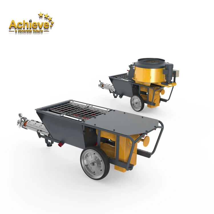 Mortar sprayer pump piston mortar plaster pump screw mortar grout pump