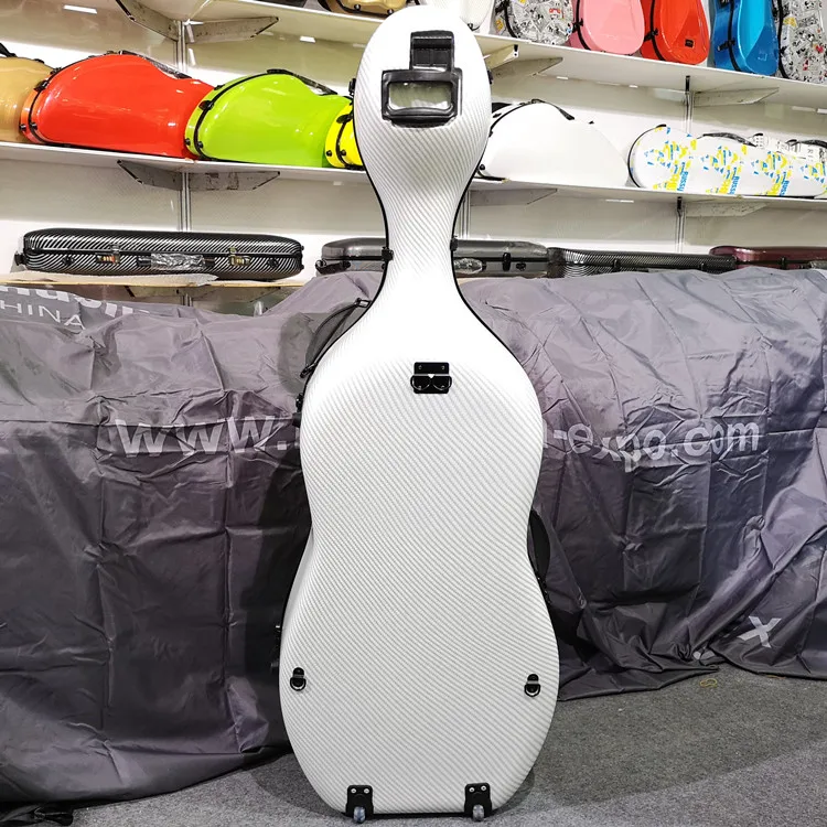 
Lightweight cello case 4/4 carbon fiber hard case cello good pressure resistance and security case CC-01 