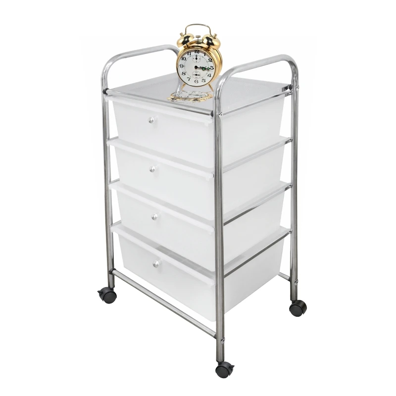 Good End Price Taiwan Brand 4 Drawers Office Trolley Portable Rolling Cart Storage Kitchen Shelves Rack