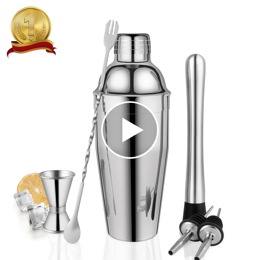 Профессиональные инструменты для бара набор шейкер из нержавеющей стали с барный набор инструмент для смешивания для домашнего бара