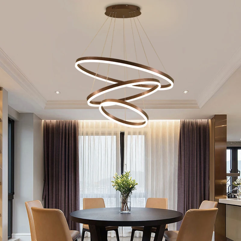 High Quality Customized modern clear hang tube drop pendant light for bedroom