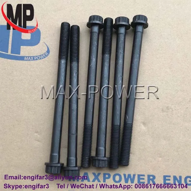 6D16T болт головки цилиндра ME041111 M14X129 ME041112 M14X192 для дизельных экскаваторов