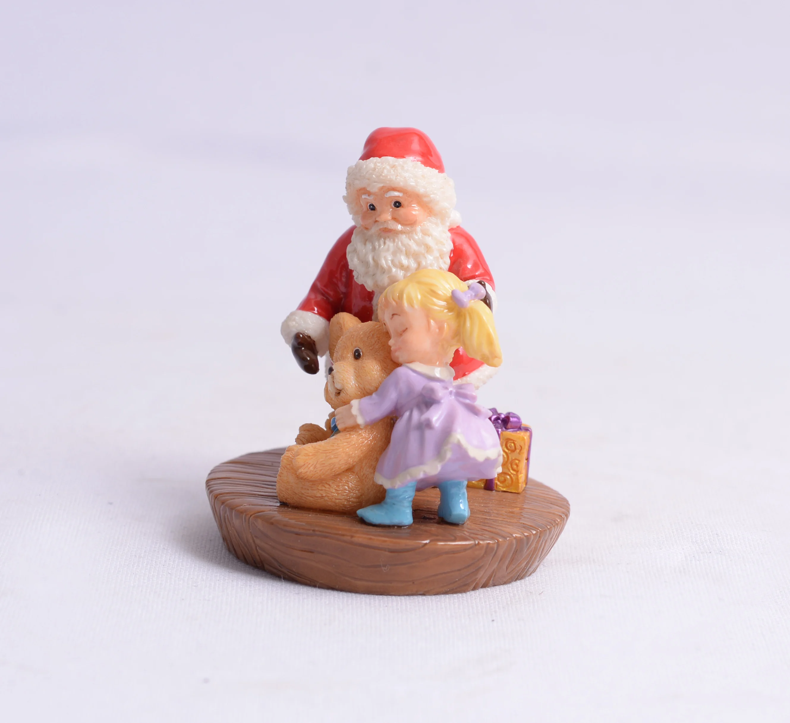 OEM Resin Christmas Santa Statue Ornament Table Decorations Decoration Gift Resin Craft