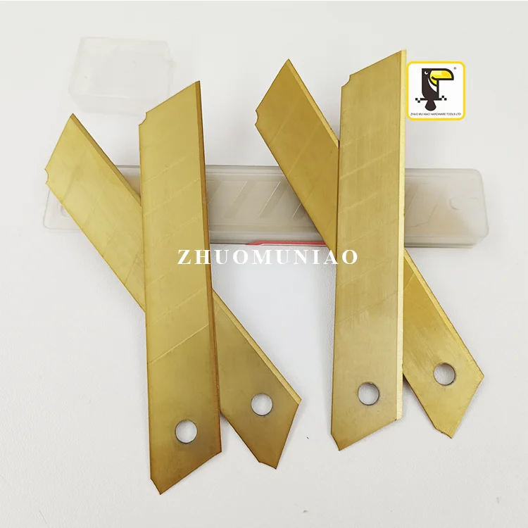 18mm Titanium Coating High Quality Snap Off Spare Blades