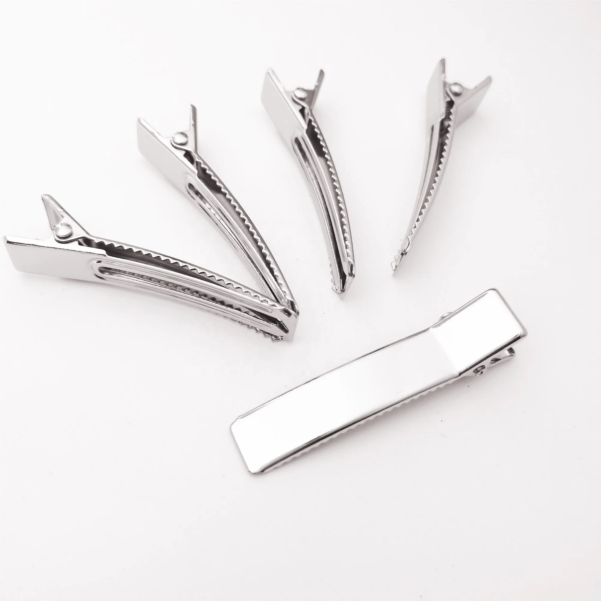 Children 1.929 Inch Long Hair Clips 4.8CM Stainless Steel Duckbill Hairpin Hair Clip Accessories