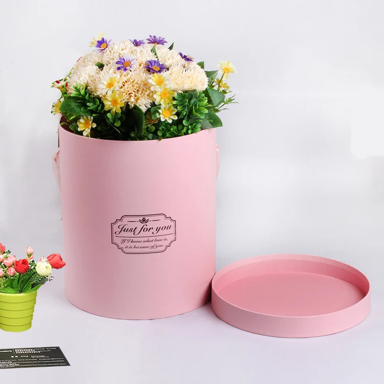 2021 Hot Sale Wholesale Custom Paper Flower Box Packing for  Rose Gift Box