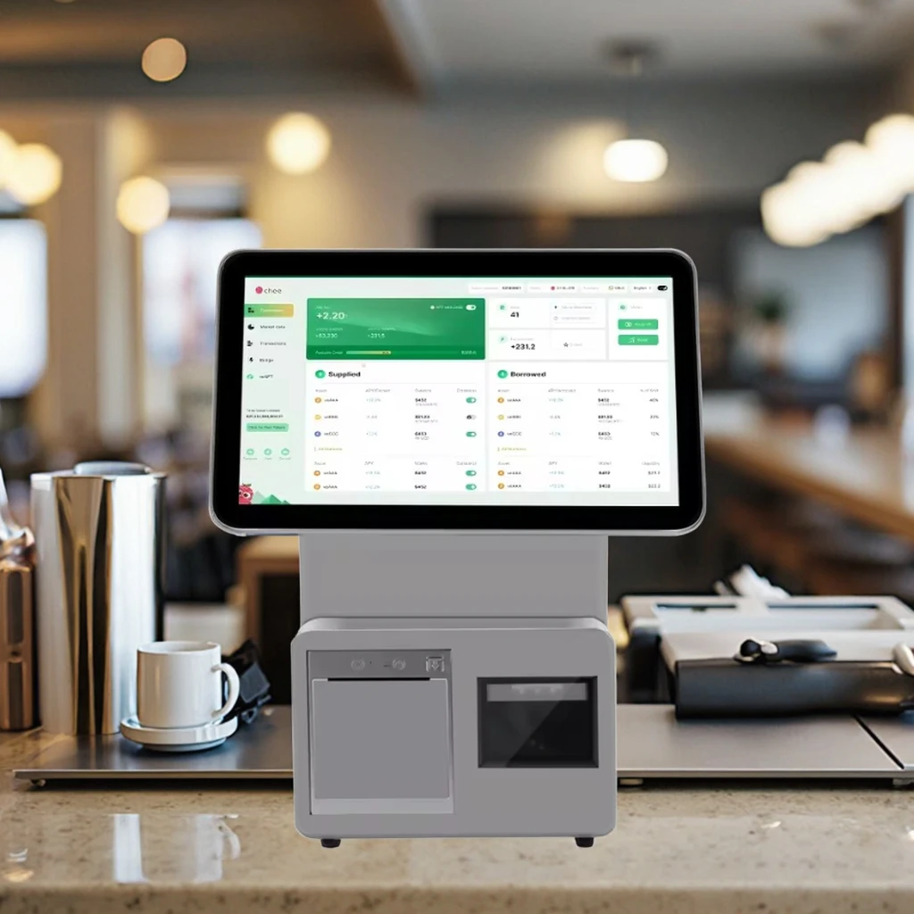 Умные кассовые стойки для аптечных ресторанов терминальная машина белый pax pos терминал