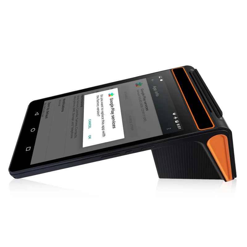 Hanbu POS Terminal Customized OEM 8 Inch  NFC Android 12 Pos All in One Machine
