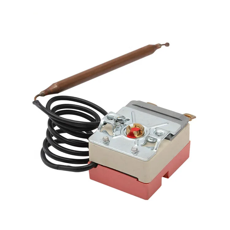 ROHS UL 16A 250V copper capillary tube auto electric water heater capillary thermostat