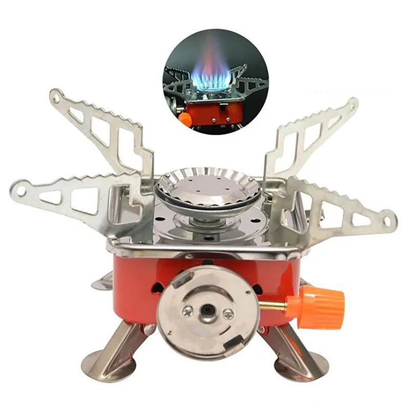 Portable Mini Camping Outdoor Alcohol Stove Survival Furnace Stove Pocket Picnic Cooking Gas Burner Made of Iron Metal