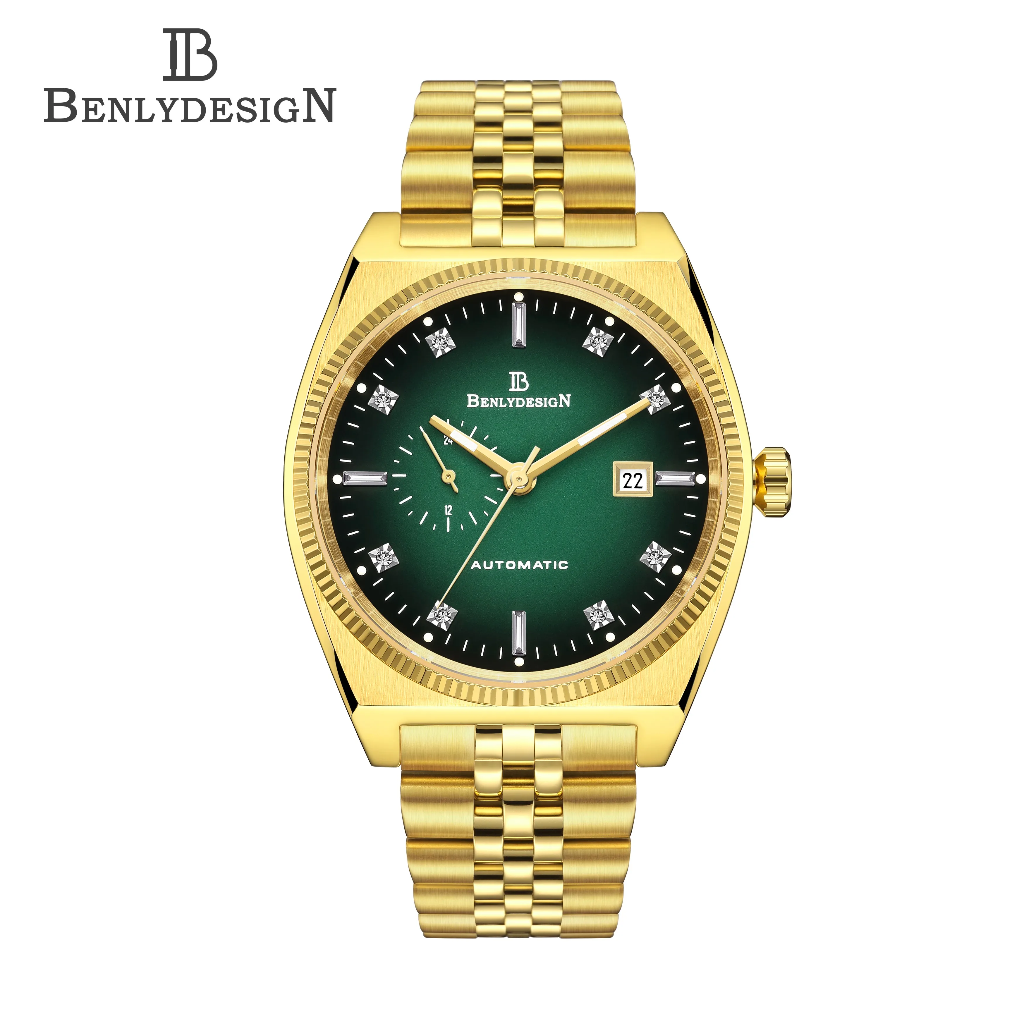 Мужские наручные часы BENLYDESIGN 5 АТМ водонепроницаемые деловые 316 из нержавеющей стали 2117 с ремешком