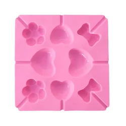 Lollipop Chocolate Silicone Mold 3D Ice Mold Cake Fondant Jelly Mould DIY Cake Baking Decoration Resin Soap Mold Baking Tools