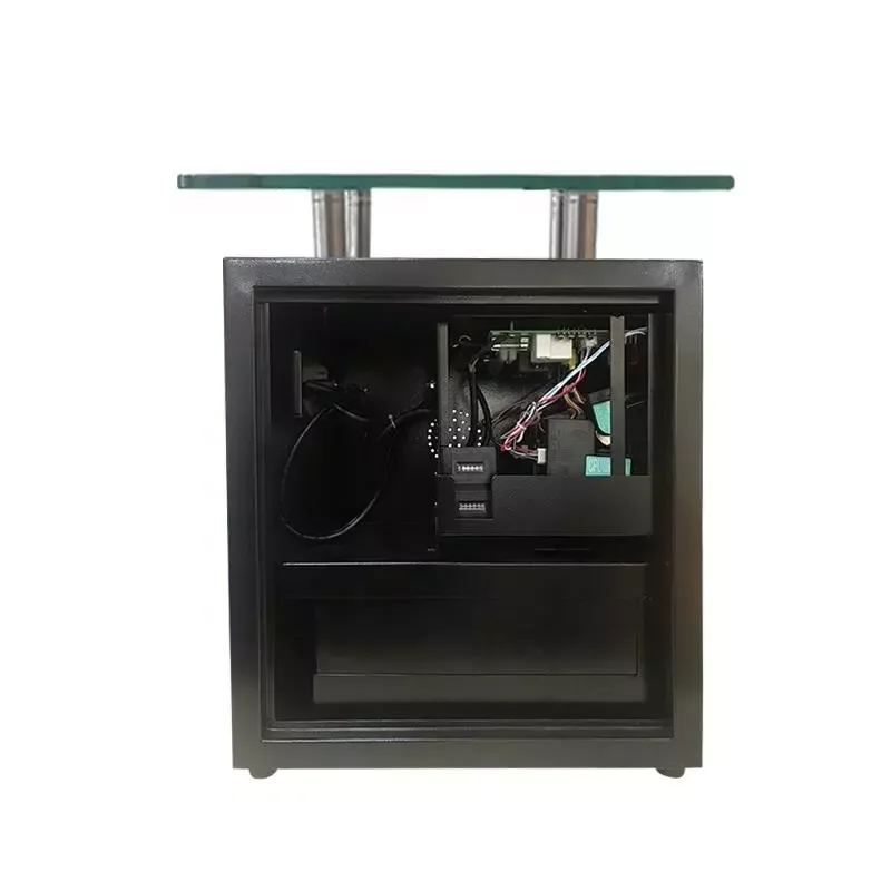Customizable Count Accurately Timer Control Box Double Coin Acceptor With Glass Board For Massage Chair Laundry Room