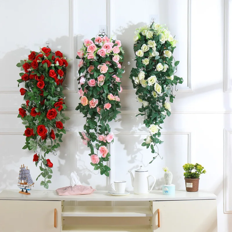 Artificial Flower Wall Hanging Wall Decoration Wedding Decoration Silk Flower Artificial Rose Flower