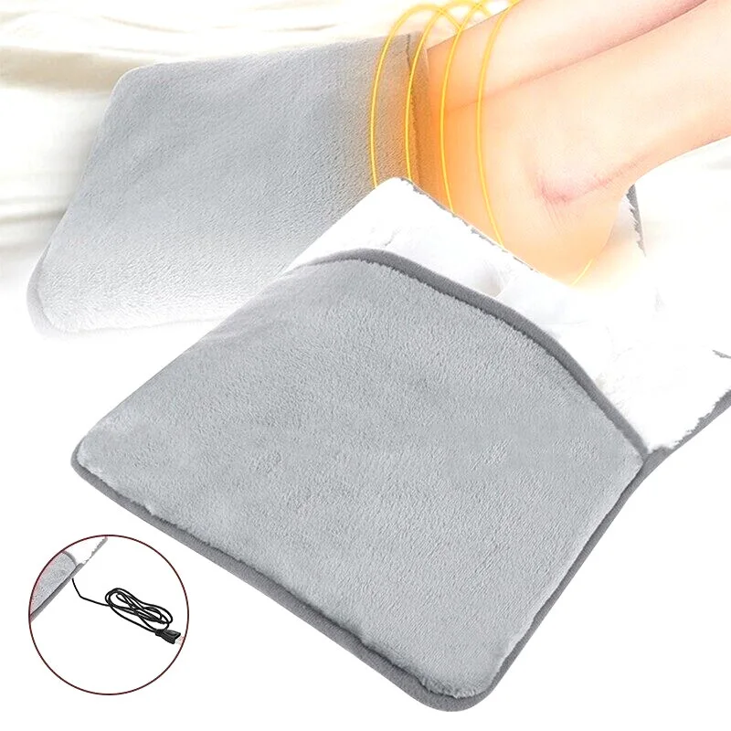 Washable Hand/Foot Heater Portable, USB Recharge Heating Pad Adults Winter Home Electrical Feet Warmer/
