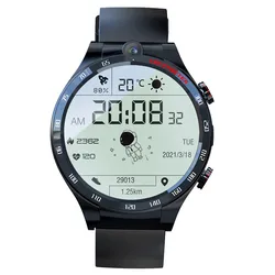 LOKMAT APPLLP 4 Smart Watch 4G 128G GPS with Phone Wifi Dual Camera Full Round Touch Heart Rate Smartwatches Men for Android IOS
