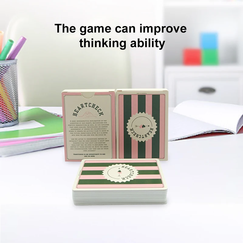 Manufacturer Make Fully Customised Personalized Game Card Question Card With Your Own Design Front And Back And Box Artwork