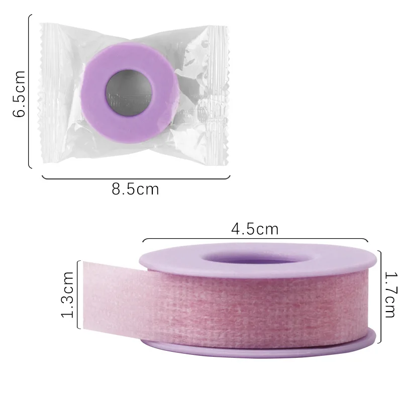 Breathable Micropore Fabric Tape Silicone Gel Adhesive Sensitive Lash Tape For Eyelash Extensions