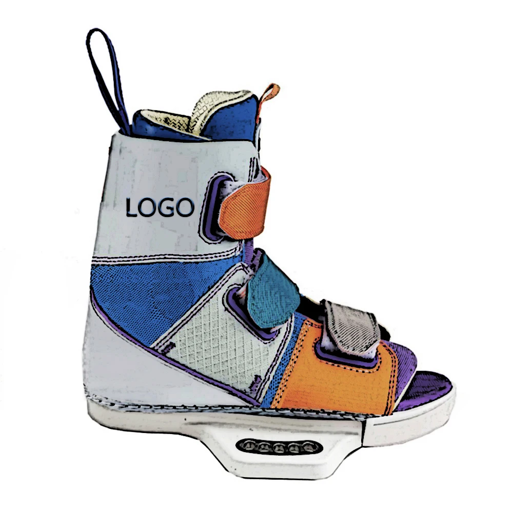 Adult water sports stunt surfing binding boots wakeboard bindings