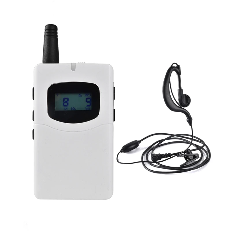 UHF 863-865 MHz wireless simultaneous translation interpretation device