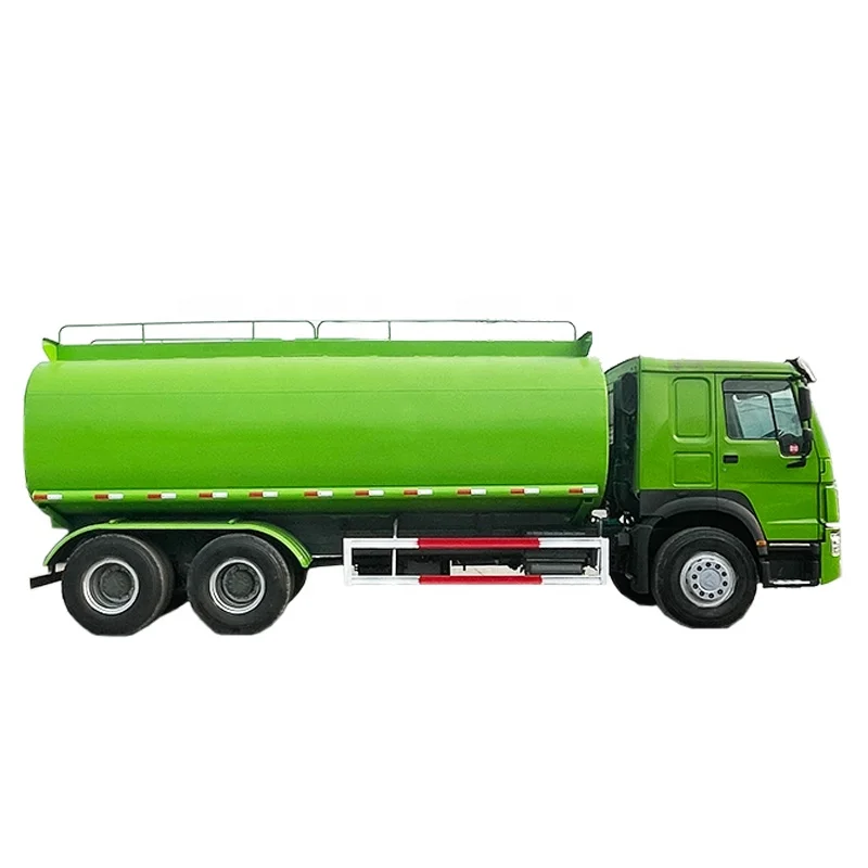 Export HOWO Sinotruk liquid tanker truck  20-ton oil tanker truck  rear eight-wheel liquid supply truck fuel tanker trailer