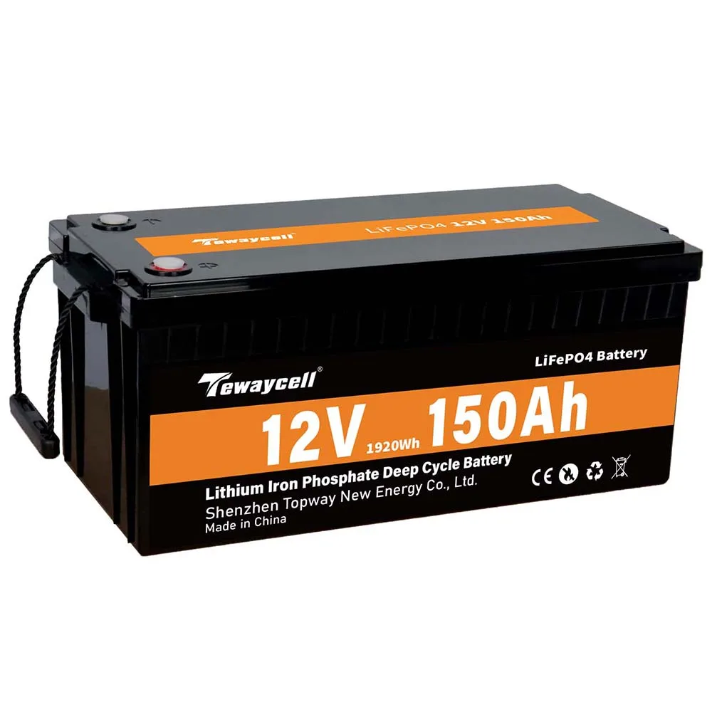 Deep Cycle  12V 100Ah 150Ah 200Ah 400 Ah Lifepo4 Battery for Solar 24V Lithium Ion Batteries lifepo4 battery