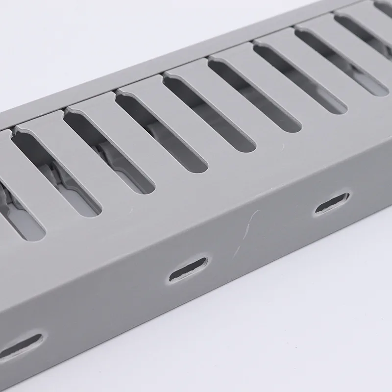 Advanced Equipment Grey Electrical Cable Trunking Plastic PVC Wiring Duct Cable Trays