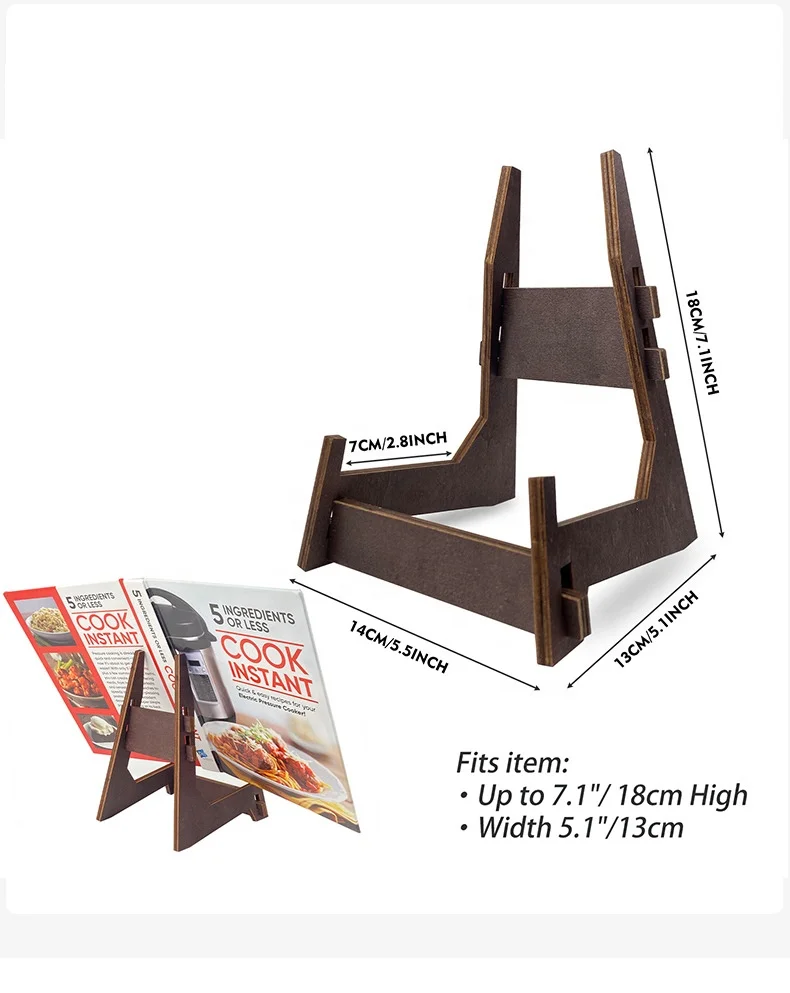 Wooden cooking bookshelves home kitchen tabletop cookbook shelves solid wood wall cookbook shelves